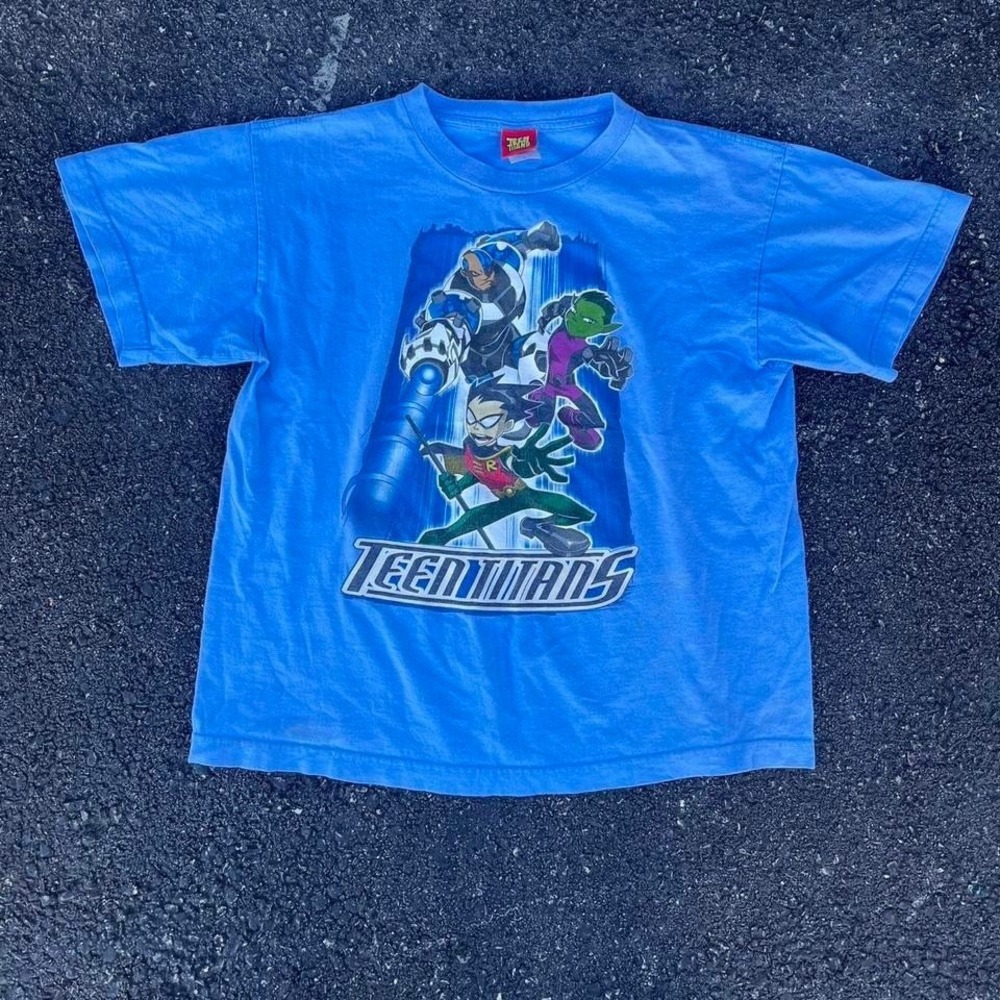 Vintage Teen Titans Cartoon Network Promo Shirt size M